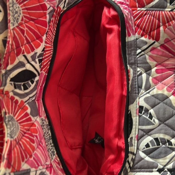 Vera Bradley Cherry Blossom 3 Compartment Shoulder Bag - Picture 4 of 7